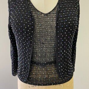 Beaded Tank & Shrug